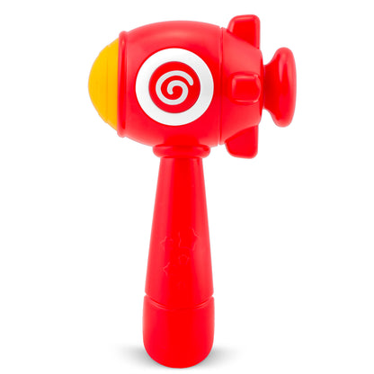 Jucarie copii Nava Spatiala OZN idealSTORE, cu Ciocan si Lumini, Melodii, Dezvolta Abilitati Motorii, Coordonarea Mana Ochi, Stimuleaza Imaginatia si Atentia, Butoane cu Lumini