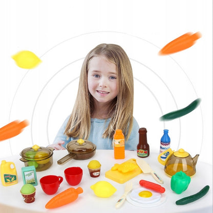 Bucatarie MULTIFUNCTIONALA IDL Candy Pink, 95 CM Inaltime, Efecte luminoase si sonore, Dotata cu accesorii simbolice: aragaz, frigider, cuptor, vesela, produse alimentare care SPORESC dezvoltarea ABILITATILOR de gospodar a orcarui copil, Roz