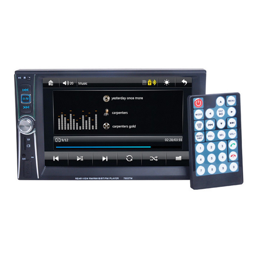 Player Video 7 ''HD cu TouchScreen, Mirrorlink, Bluethoot, Intrare camera mers inapoi, Telecomanda