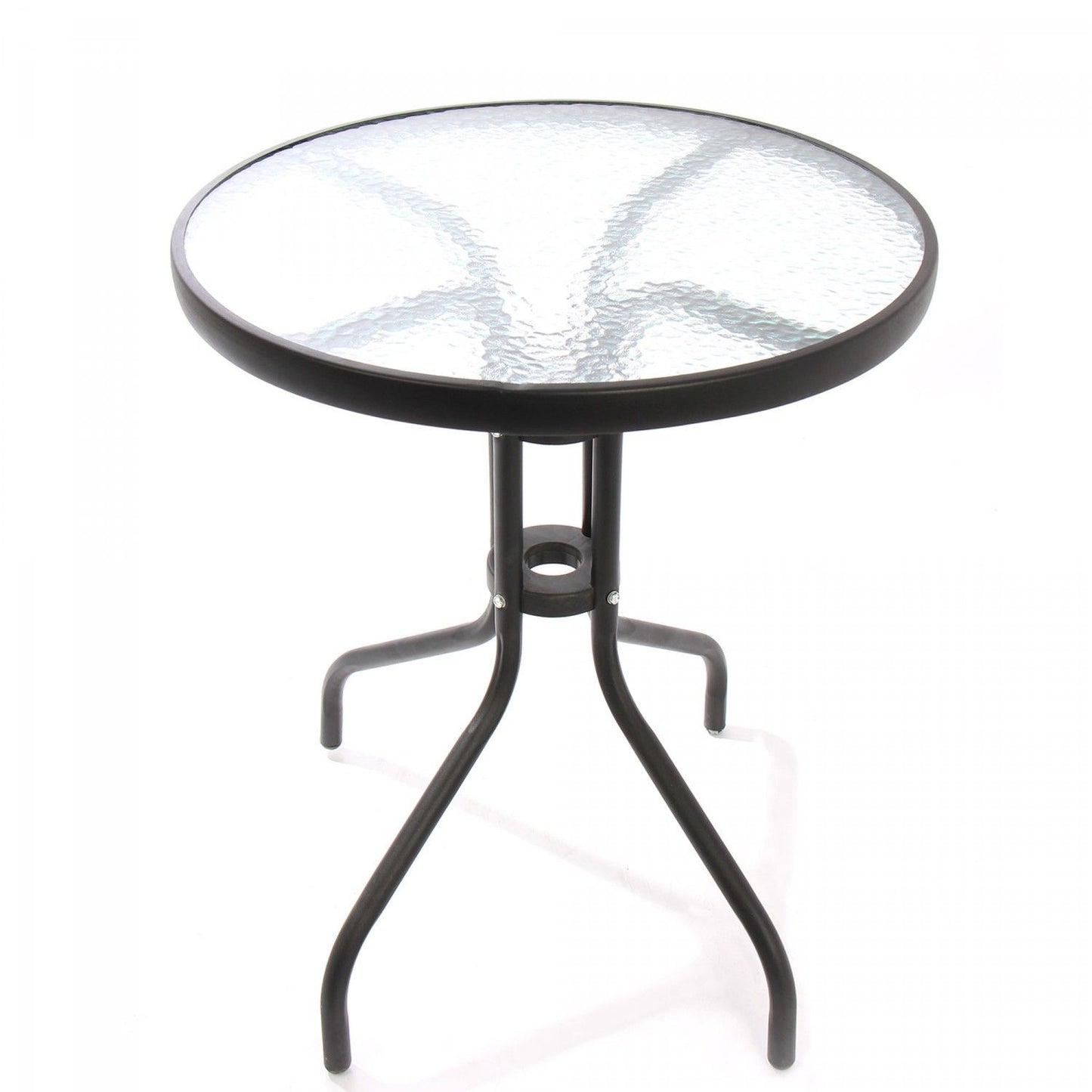 Set Masa pentru Gradina cu 2 Scaune idealSTORE ABEBBA BROWN, Metal+Ratan sintetic