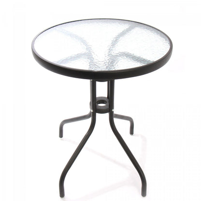 Set Masa pentru Gradina cu 2 Scaune idealSTORE ABEBBA BROWN, Metal+Ratan sintetic