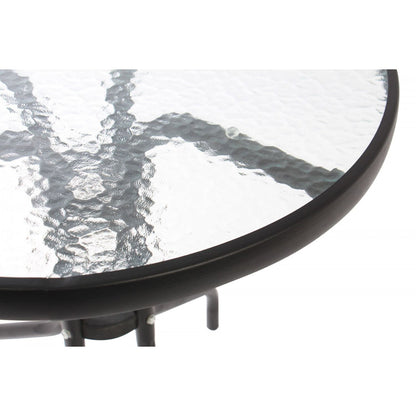 Set Masa pentru Gradina cu 2 Scaune idealSTORE ABEBBA BROWN, Metal+Ratan sintetic