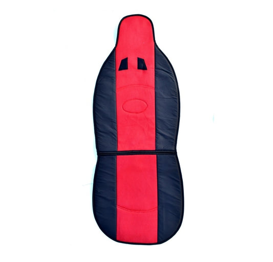 Husa auto IDL RIDER, Dimeniune: 73x46x48 cm, Mentine scaunul curat, Confort Sporit, Culoare Negru+Rosu