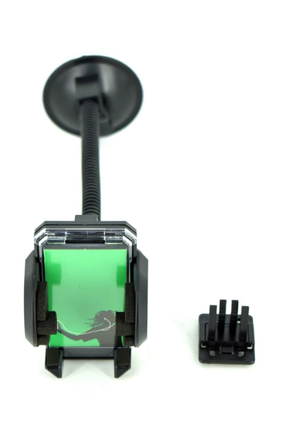 Suport telefon auto din plastic, prindere cu ventuza sau grila