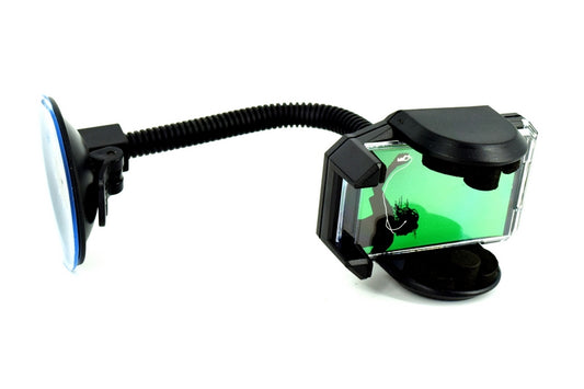 Suport telefon auto din plastic, prindere cu ventuza sau grila