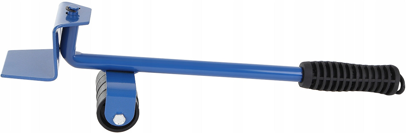 Set Mutare si Transport Mobilier idealStore MovingKit, contine 4 Suporti cu 8 roti, Levier din Otel cu Maner Cauciucat, Greutate maxima 150 Kg