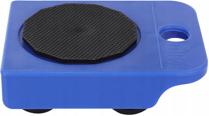 Set Mutare si Transport Mobilier idealStore MovingKit, contine 4 Suporti cu 8 roti, Levier din Otel cu Maner Cauciucat, Greutate maxima 150 Kg