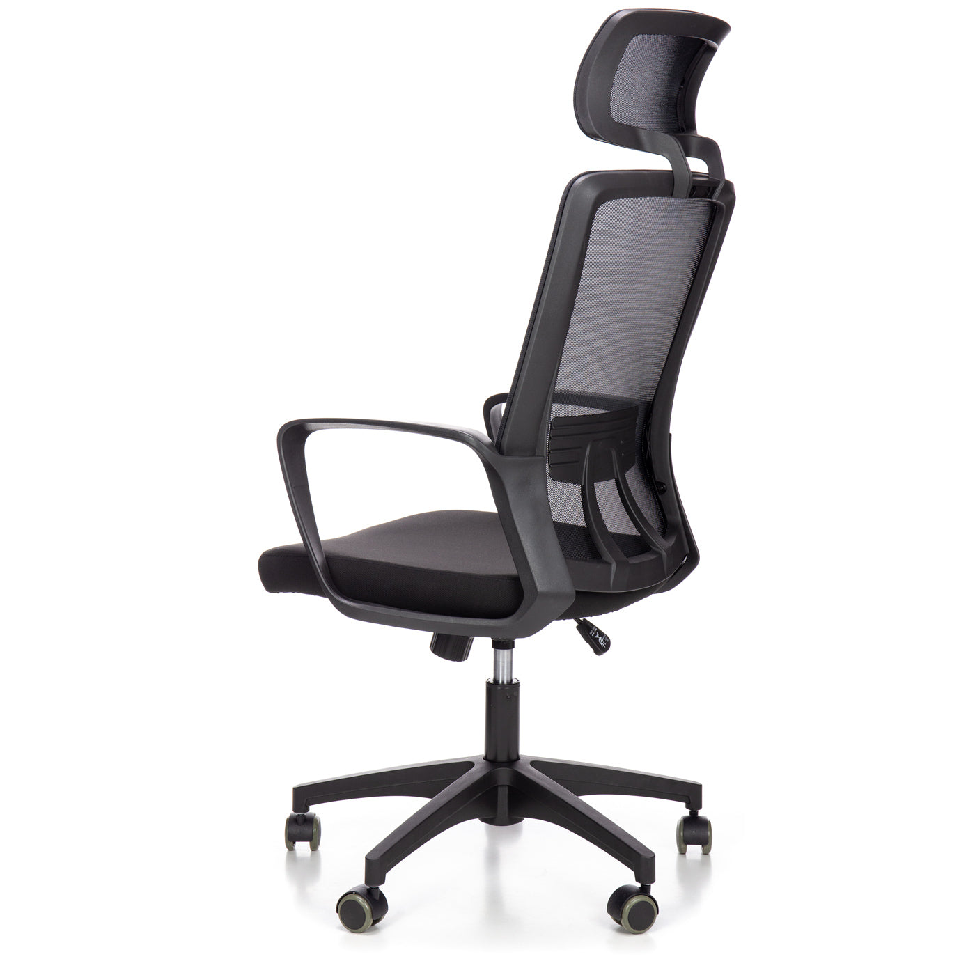 Scaun de birou rotativ idealStore Cloud Touch, Potrivit pentru orele lungi de munca in fata computerului, Confectionat din micro-fibra, Cotiere reglabile 2D, Baza de aluminiu, Roti cauciucate