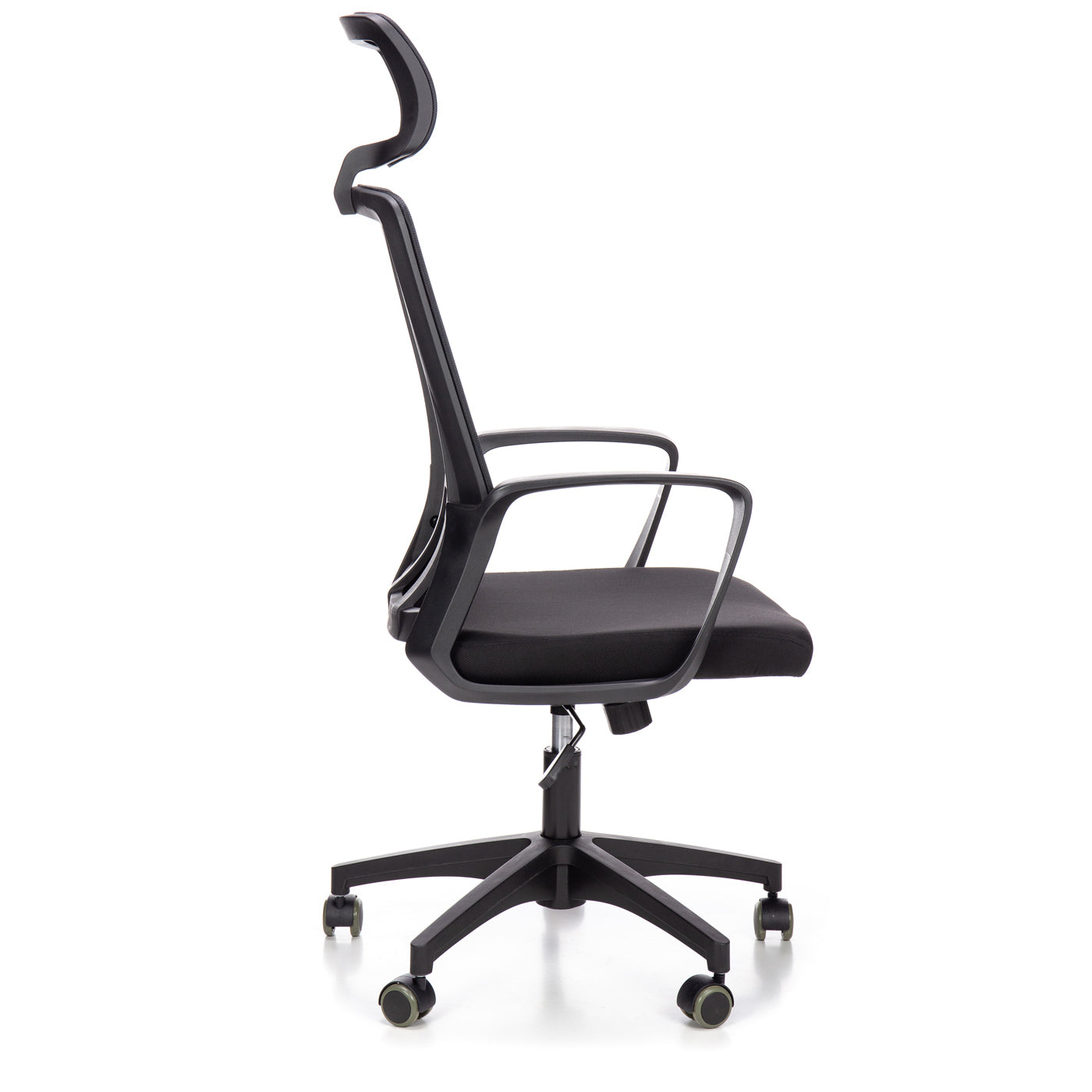 Scaun de birou rotativ idealStore Cloud Touch, Potrivit pentru orele lungi de munca in fata computerului, Confectionat din micro-fibra, Cotiere reglabile 2D, Baza de aluminiu, Roti cauciucate