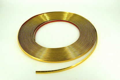 Rola ornament Auriu cu adeziv 8mm x 15m foarte rezistent si maleabila