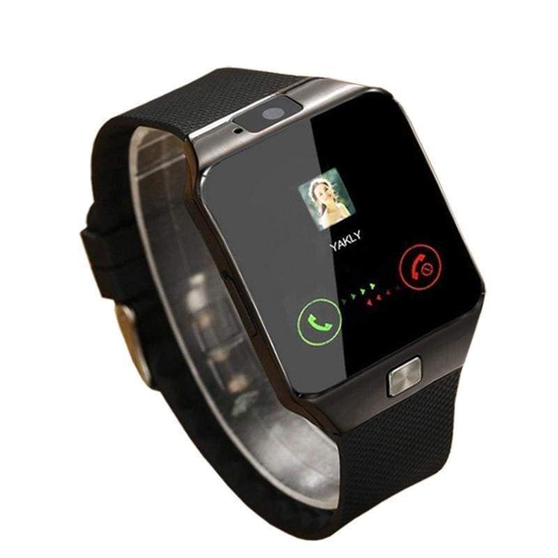Smartwatch Metalic cu Telefon-micro sim IDL-90 S+, Card Micro-SD, Bluetooth, Touchscreen, WhatsApp, Notificari, Camera 1,3 MPX, Monitorizare Somn, Sedentarism, Anti-pierdere, Browser, Facebook, Black