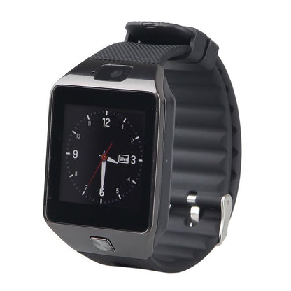 Smartwatch Metalic cu Telefon-micro sim IDL-90 S+, Card Micro-SD, Bluetooth, Touchscreen, WhatsApp, Notificari, Camera 1,3 MPX, Monitorizare Somn, Sedentarism, Anti-pierdere, Browser, Facebook, Black