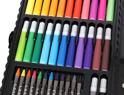 Set pentru pictura 86 piese cu geanta inclusa, Iso Trade, Negru