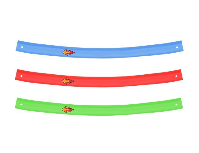 Circuit cu lansator si masinuta de jucarie, pista cu x 2 bucle si 2 masini, lungime pista 165 cm