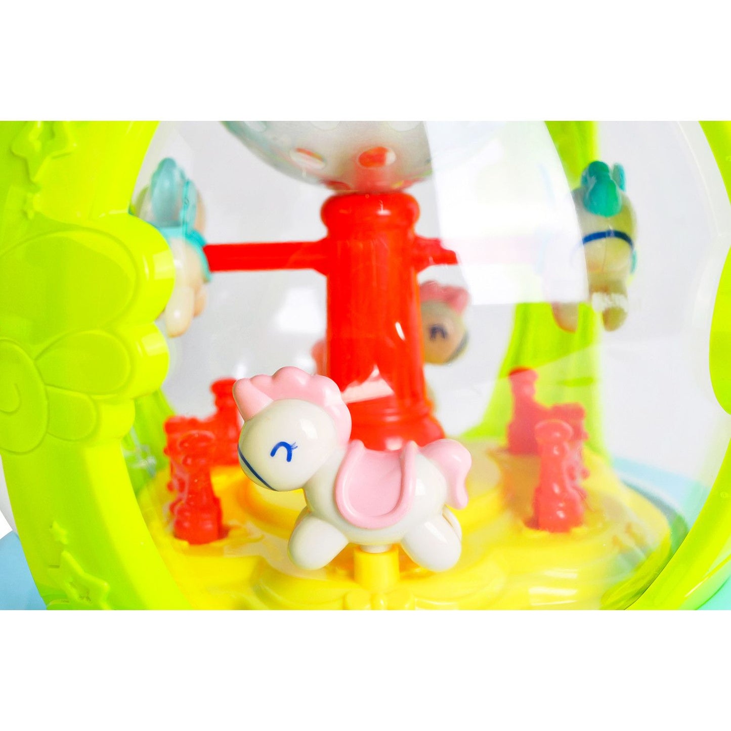 Jucarie interactiva idealSTORE Bubble Blue Pony, Dimensiuni 16.5 x 16.5 x 17.5 cm