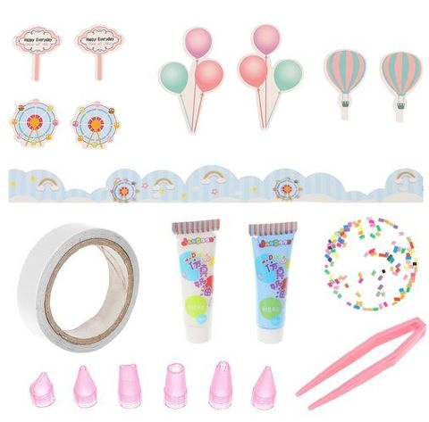 Set Creativ de Pregatire Tort idealStore Cake Preparation, va Permite sa Creati si sa Decorati Propriul Tort, Dezvolta Rabdarea, Creativitatea, Diligenta