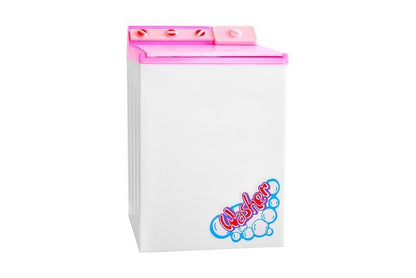 Set complet pentru papusi 'ISP Laundry Clean', cu Masina de Spalat Rufe, Uscator de Haine, Suport Umerase, Masa de Calcat, Fier de Calcat, Cos de Rufe