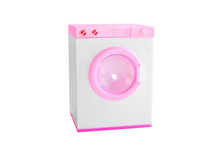 Set complet pentru papusi 'ISP Laundry Clean', cu Masina de Spalat Rufe, Uscator de Haine, Suport Umerase, Masa de Calcat, Fier de Calcat, Cos de Rufe