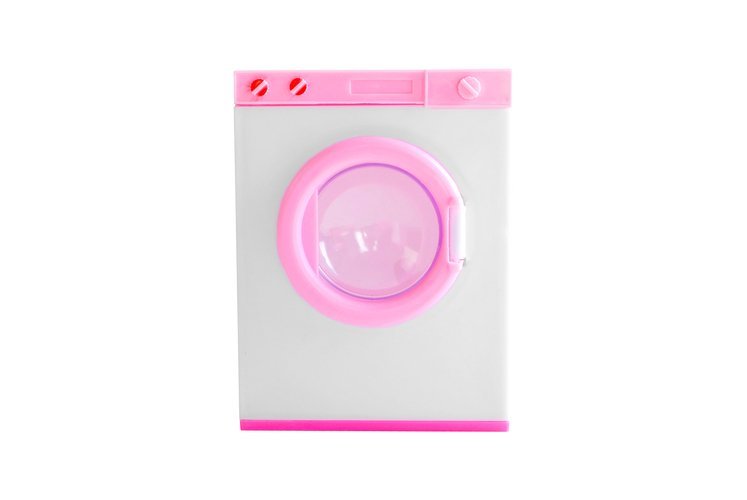 Set complet pentru papusi 'ISP Laundry Clean', cu Masina de Spalat Rufe, Uscator de Haine, Suport Umerase, Masa de Calcat, Fier de Calcat, Cos de Rufe