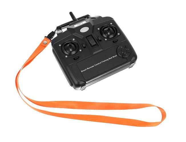 Barca idealSTORE de pescuit, Plantat momeala cu telecomanda, Dimensiuni 50 x 35 x 23 cm, Include 2 cuve, telecomanda, antena detasabila, Autonomie 500m, Baterie 5200mH/ 7,4V x2