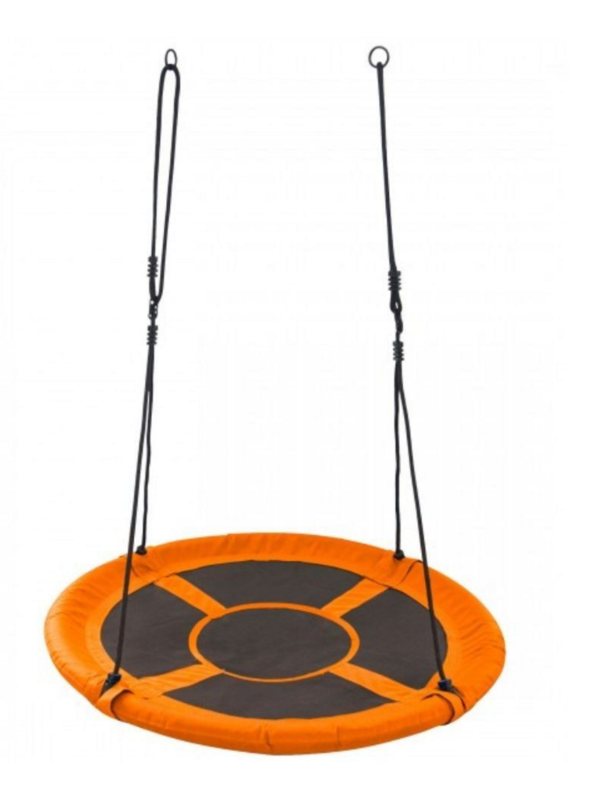 Leagan pentru copii profesional idealStore Stork's Nest, tip Cuib, Sarcina maxima 150 Kg, Diametru 95 cm, Cadru Otel, Portocaliu