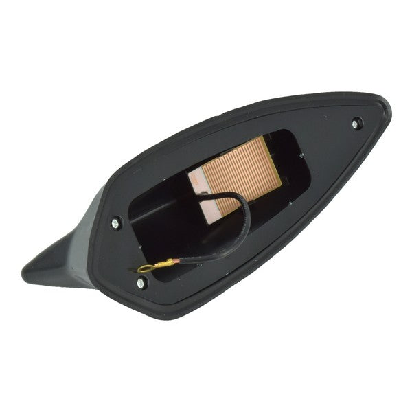 Antena Radio FM ACTIVA rechin neagra PREMIUM, Se monteaza prin lipire cu banda dublu adeziva