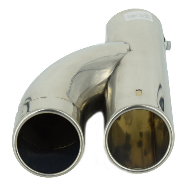 Ornament toba premium, Dublu, Dimensiune: 17 x 14cm, Diamentru teava 6.2cm, Prindere cu 2 suruburi