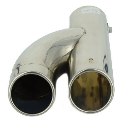 Ornament toba premium, Dublu, Dimensiune: 17 x 14cm, Diamentru teava 6.2cm, Prindere cu 2 suruburi