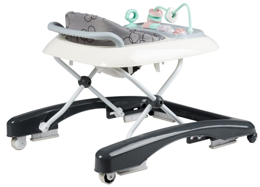 Premergator 2in1 idealStore ProfyWalker, 3 Trepte de Inaltime, Pliabil, Panou Interactiv, Roti Silicon, Scaun Moale, Siguranta Anticadere, Greutate Maxima 11.5Kg