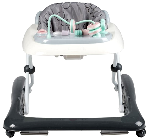 Premergator 2in1 idealStore ProfyWalker, 3 Trepte de Inaltime, Pliabil, Panou Interactiv, Roti Silicon, Scaun Moale, Siguranta Anticadere, Greutate Maxima 11.5Kg