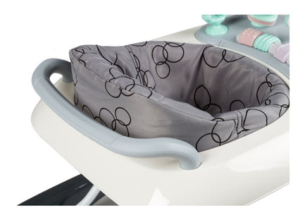 Premergator 2in1 idealStore ProfyWalker, 3 Trepte de Inaltime, Pliabil, Panou Interactiv, Roti Silicon, Scaun Moale, Siguranta Anticadere, Greutate Maxima 11.5Kg