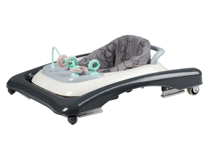 Premergator 2in1 idealStore ProfyWalker, 3 Trepte de Inaltime, Pliabil, Panou Interactiv, Roti Silicon, Scaun Moale, Siguranta Anticadere, Greutate Maxima 11.5Kg