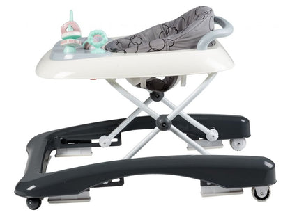 Premergator 2in1 idealStore ProfyWalker, 3 Trepte de Inaltime, Pliabil, Panou Interactiv, Roti Silicon, Scaun Moale, Siguranta Anticadere, Greutate Maxima 11.5Kg