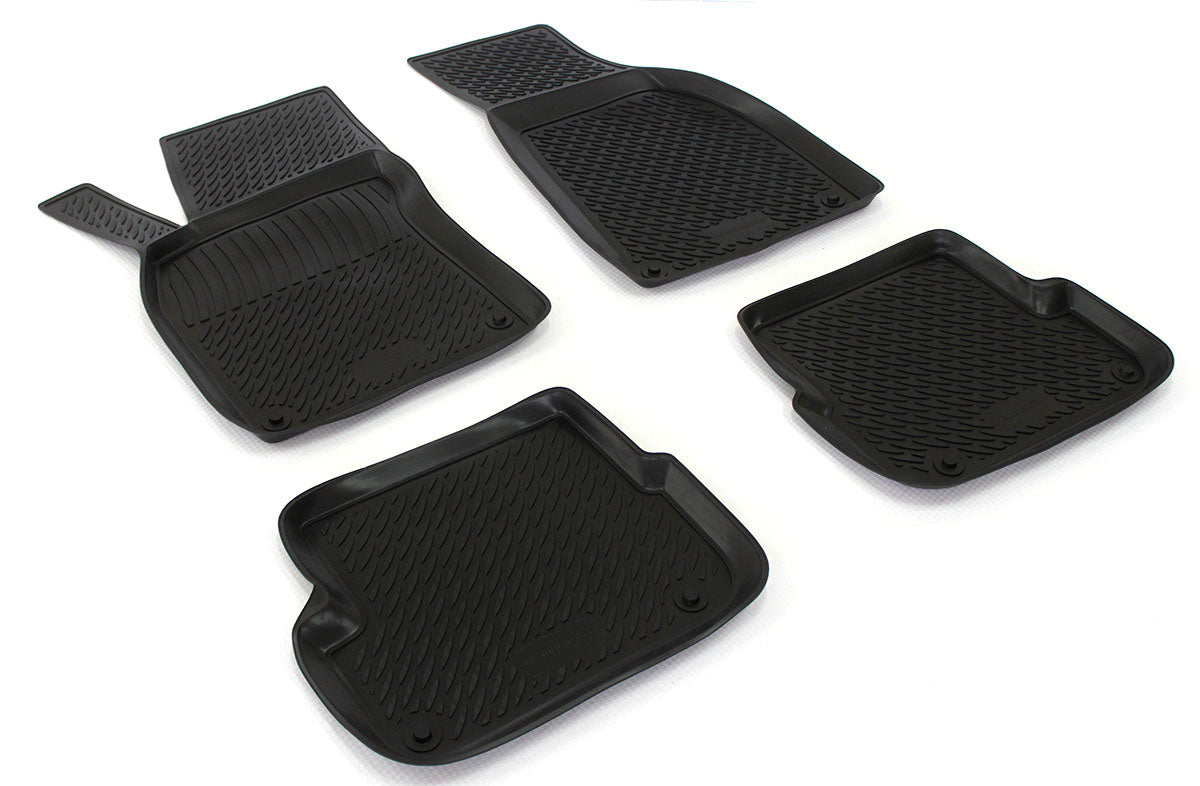 Covoare cauciuc stil tavita, suprafata antiaderenta, moale, fara miros Audi A6 C6 2008-2011