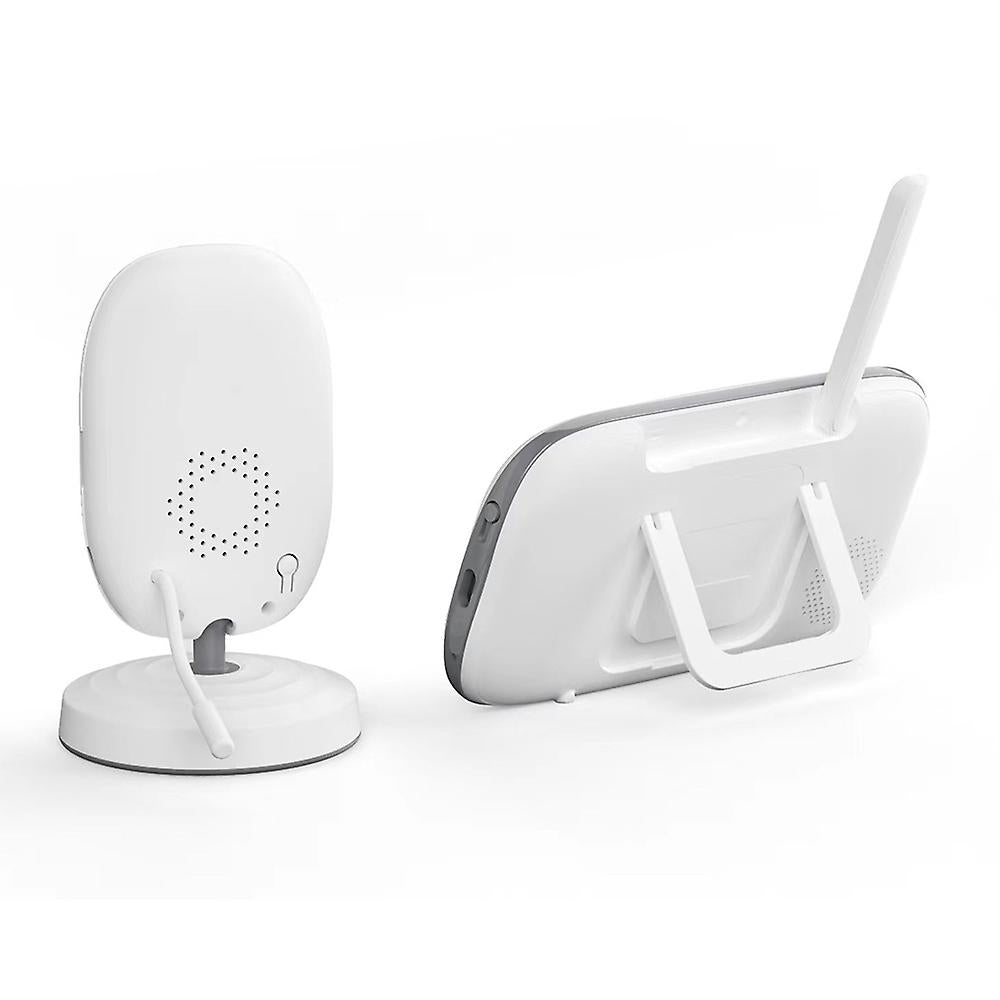 Sistem monitorizare Video si Audio pentru Bebelusi Little Baby IdealStore, Ecran HD de 3.5 inch, Monitorizare temperatura, 8 Cantece de leagan, Raza mare de actiune pana la 200m, Memento pentru alaptare, Posibilitatea de a vorbi cu copilul