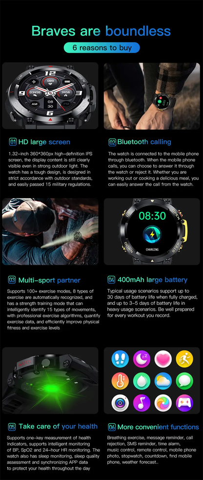 SmartWatch New PowerWatch idealSTORE, Ecran Tactil HD 1.32', Functie Preluare Apeluri, Difuzor/Microfon Integrat, Notificari Aplicatii Sociale, Masurare Tensiune Arteriala/Ritm Cardiac, Rezistent la Apa, Notificarii cu Vibratii, Culoare Verde