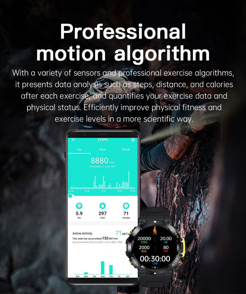 SmartWatch New PowerWatch idealSTORE, Ecran Tactil HD 1.32', Functie Preluare Apeluri, Difuzor/Microfon Integrat, Notificari Aplicatii Sociale, Masurare Tensiune Arteriala/Ritm Cardiac, Rezistent la Apa, Notificarii cu Vibratii, Culoare Verde