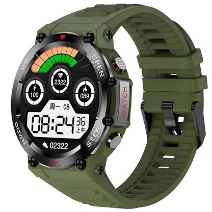 SmartWatch New PowerWatch idealSTORE, Ecran Tactil HD 1.32', Functie Preluare Apeluri, Difuzor/Microfon Integrat, Notificari Aplicatii Sociale, Masurare Tensiune Arteriala/Ritm Cardiac, Rezistent la Apa, Notificarii cu Vibratii, Culoare Verde