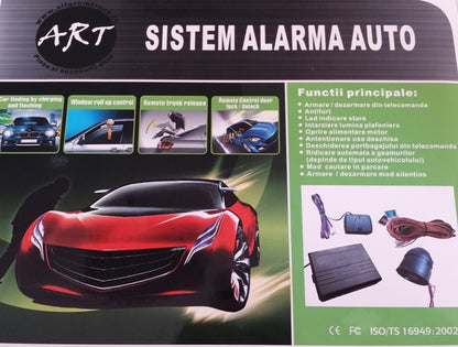 Alarma auto cu cheie briceag, Raza mare de actiune Anti-furt Armare / Dezarmare (din telecomanda) Armare automata Armare / Dezarmare silentioasa Cautare in parcare / SOS/Deschiderea porbagajului din telecomanda