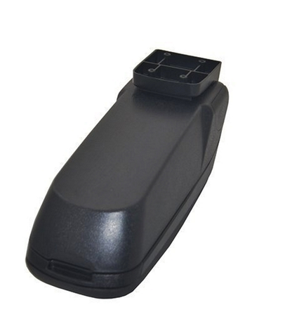 Cotiera Universala Neagra idealSTORE cu Baza Metalica, Dimensiune 67  33 x 35 cm, Material Premium, Calitate Superioara, Rezistenta la Socuri, Model Elegant, Piele Ecologica