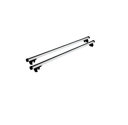 Set 2 bare portbagaj transversale din aluminiu pentru structurile longitudinale, Dimensiuni de 128 x 5.8 x 3 cm, Lungime 120 cm