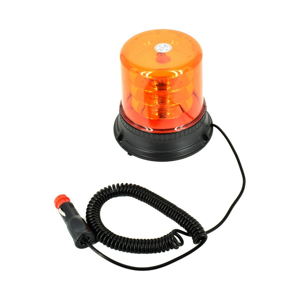 Girofar PORTOCALIU profesional omologat U.E. cu LED 12-24V.
