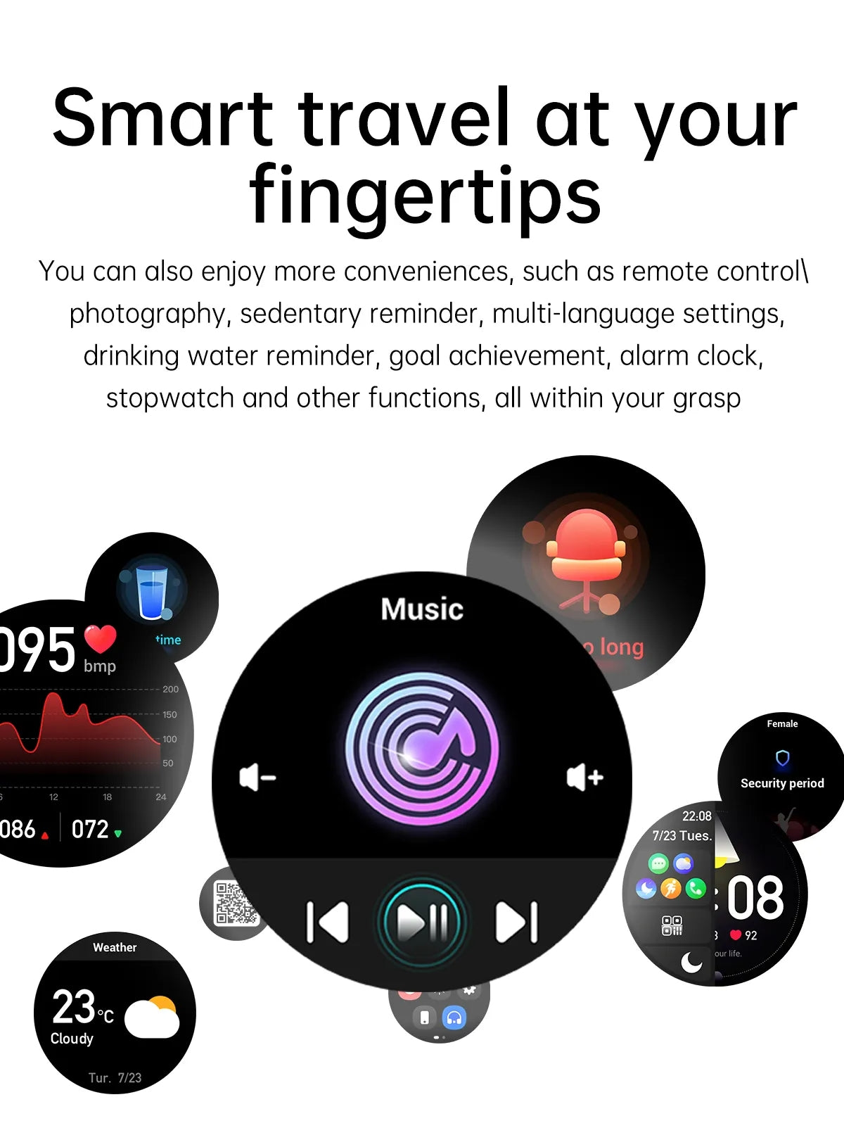 Ceas SmartWatch si Bratara Fitness Avatar Fashion idealSTORE, FULL Touch HD 1.28, Call Asistent vocal, Apelare Bluetooth, NFC Acces Control, Android-iOS, Monitorizarea SpO2, Ritmul cardiac, Somn, Multi-Sport, Long Battery, Black Edition