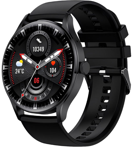 Ceas SmartWatch si Bratara Fitness Avatar Fashion idealSTORE, FULL Touch HD 1.28, Call Asistent vocal, Apelare Bluetooth, NFC Acces Control, Android-iOS, Monitorizarea SpO2, Ritmul cardiac, Somn, Multi-Sport, Long Battery, Black Edition