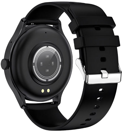 Ceas SmartWatch si Bratara Fitness Avatar Fashion idealSTORE, FULL Touch HD 1.28, Call Asistent vocal, Apelare Bluetooth, NFC Acces Control, Android-iOS, Monitorizarea SpO2, Ritmul cardiac, Somn, Multi-Sport, Long Battery, Black Edition