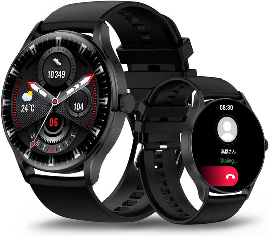 Ceas SmartWatch si Bratara Fitness Avatar Fashion idealSTORE, FULL Touch HD 1.28, Call Asistent vocal, Apelare Bluetooth, NFC Acces Control, Android-iOS, Monitorizarea SpO2, Ritmul cardiac, Somn, Multi-Sport, Long Battery, Black Edition