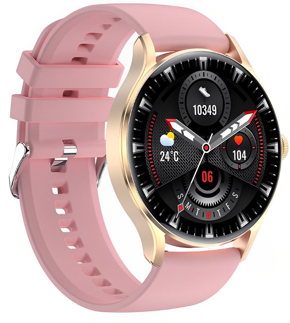 Ceas SmartWatch si Bratara Fitness Avatar Fashion idealSTORE, FULL Touch HD 1.28, Call Asistent vocal, Apelare Bluetooth, NFC Acces Control, Android-iOS, Monitorizarea SpO2, Ritmul cardiac, Somn, Multi-Sport, Long Battery, Gold Edition