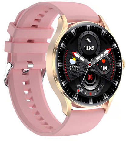 Ceas SmartWatch si Bratara Fitness Avatar Fashion idealSTORE, FULL Touch HD 1.28, Call Asistent vocal, Apelare Bluetooth, NFC Acces Control, Android-iOS, Monitorizarea SpO2, Ritmul cardiac, Somn, Multi-Sport, Long Battery, Gold Edition