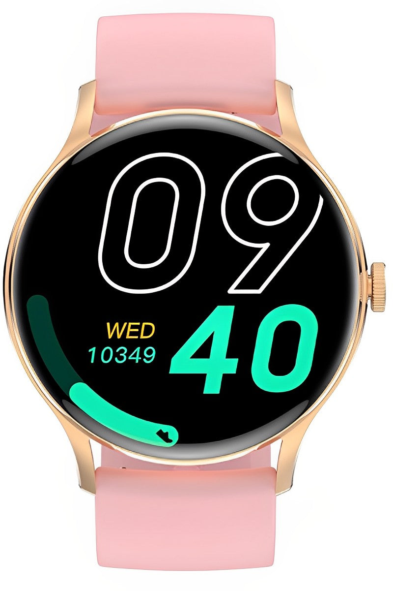 Ceas SmartWatch si Bratara Fitness Avatar Fashion idealSTORE, FULL Touch HD 1.28, Call Asistent vocal, Apelare Bluetooth, NFC Acces Control, Android-iOS, Monitorizarea SpO2, Ritmul cardiac, Somn, Multi-Sport, Long Battery, Gold Edition