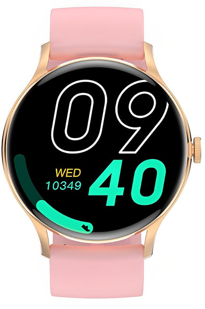 Ceas SmartWatch si Bratara Fitness Avatar Fashion idealSTORE, FULL Touch HD 1.28, Call Asistent vocal, Apelare Bluetooth, NFC Acces Control, Android-iOS, Monitorizarea SpO2, Ritmul cardiac, Somn, Multi-Sport, Long Battery, Gold Edition